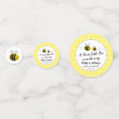 Sweet Little Honey Bee Baby shower Foto Confetti (Voorkanten)