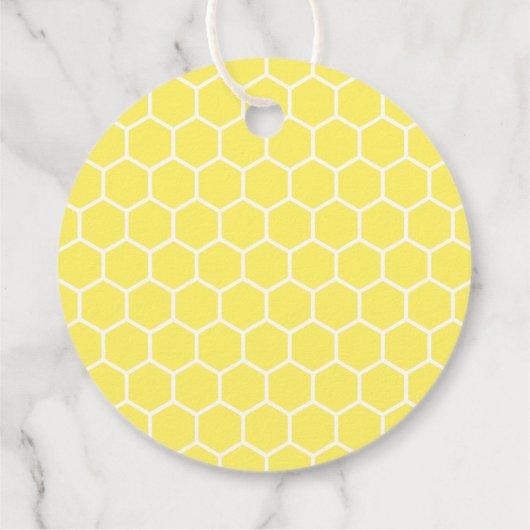 Sweet Little Honey Bee Birthday Party Bedankjes Labels (Achterkant)