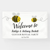 Sweet Little Honey Bee Party Welcome Spandoek (Horizontaal)