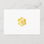 Sweet Little Honey On Way Diaper Raffle Ticket Informatiekaartje (Achterkant)