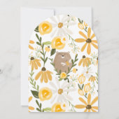 Sweet Little Honey onderweg Bee Fun Baby shower Kaart (Achterkant)