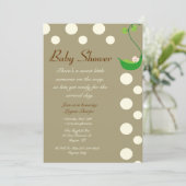 Sweet Little Iemand Baby shower Kaart (Staand voorkant)
