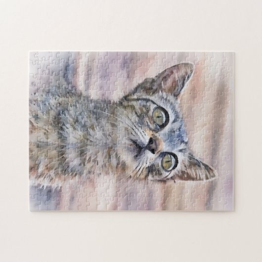Sweet Little Kitten Art Puzzel Legpuzzel (Horizontaal)