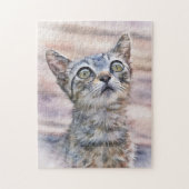 Sweet Little Kitten Art Puzzel Legpuzzel (Verticaal)