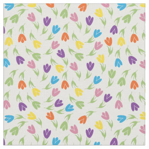 Sweet Little kleurrijke Tulpen patroon - collectie Stof