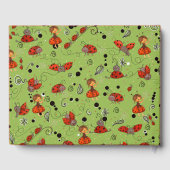 Sweet Little Lady Ladybug Baby Shower  Gastenboek (Achterkant)