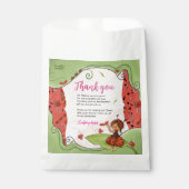 Sweet Little Lady Ladybug Baby Shower Thank You  Bedankzakje (Voorkant)