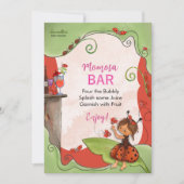 Sweet Little Lady Momosa Bar Sign Kaart (Voorkant)