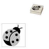 Sweet Little Ladybug Rubber Stamp Rubberstempel (Gestempeld)