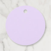 Sweet Little Lamb Baby Baptisme Bedankjes Labels (Achterkant)