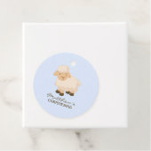 Sweet Little Lamb Baby Baptisme Bedankjes Labels (In situ)