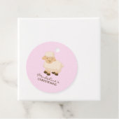 Sweet Little Lamb Baby Christening Bedankjes Labels (In situ)