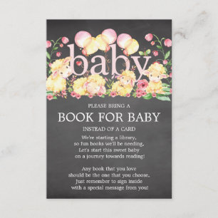 Sweet Little Lamb Baby shower Boek voor Baby Kaart