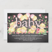 Sweet Little Lamb Baby shower Invitation Kaart (Voorkant)