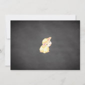 Sweet Little Lamb Baby shower Invitation Kaart (Achterkant)