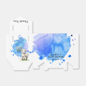 Sweet Little Lamb Blue Hydrangea Balloon Bedankdoosjes (Uitgevouwen)