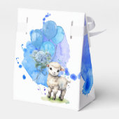 Sweet Little Lamb Blue Hydrangea Balloon Bedankdoosjes (Achterkant)