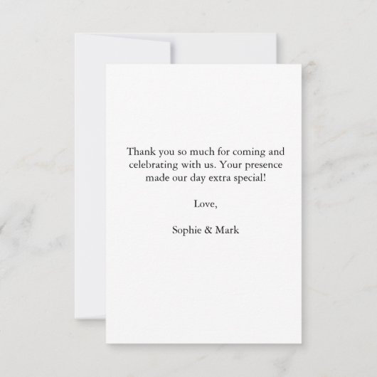 Sweet Little Lamb Pink Floral Baby shower Bedankkaart (Achterkant)