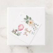 Sweet Little Lamb Pink Floral Bedankjes Labels (In situ)