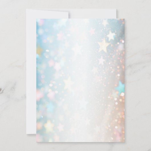 Sweet Little Lamp Baby shower Ballonnen Mooi Kaart (Achterkant)