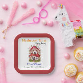 Sweet Little Mashroom is onderweg Papieren Bordje (Feest)