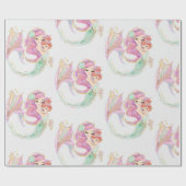 Sweet Little Mermaid Cadeaupapier (Vlak)