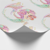 Sweet Little Mermaid Cadeaupapier (Hoek)