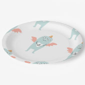 Sweet Little Mint Groen Monster Party Bord (Gekanteld)