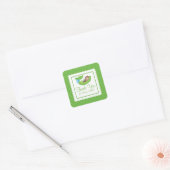 Sweet Little Monkey Pea Pod Baby shower Sticker (Envelop)