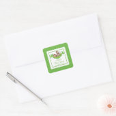 Sweet Little Monkey Twins Baby shower Sticker (Envelop)