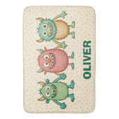 Sweet Little Monsters gepersonaliseerd Badmat (Voorkant Verticaal)