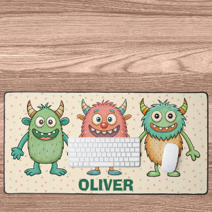 Sweet Little Monsters gepersonaliseerd Bureaumat