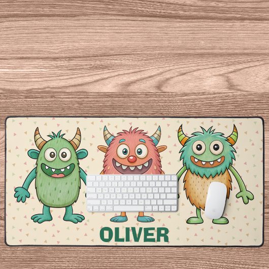 Sweet Little Monsters gepersonaliseerd Bureaumat