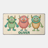 Sweet Little Monsters gepersonaliseerd Bureaumat (Voorkant)