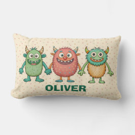 Sweet Little Monsters gepersonaliseerd Kussen