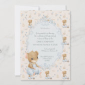 Sweet Little Mouse Baby Shower Invitation Kaart (Voorkant)