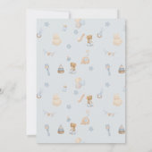 Sweet Little Mouse Baby Shower Invitation Kaart (Achterkant)