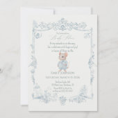 Sweet Little Mouse Baby Shower Invitation Kaart (Voorkant)
