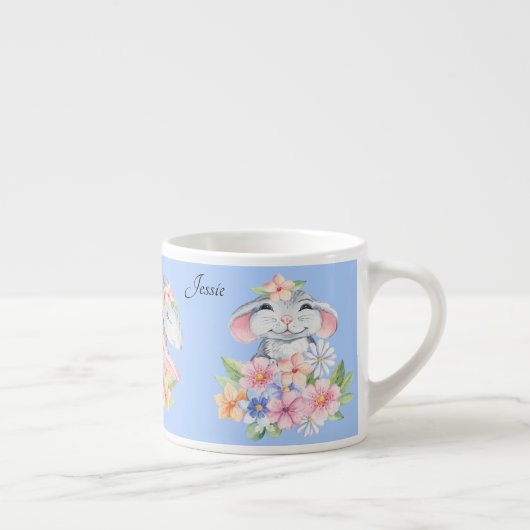 Sweet Little Mouse Childs First Cup Add Name Espresso Kop (Rechts)