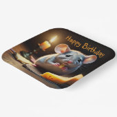 Sweet Little Mouse Papieren Bordje (Gebogen)