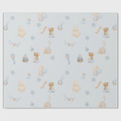 Sweet Little Mouse Wrapping Paper Cadeaupapier (Vlak)