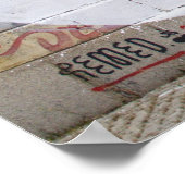 Sweet Little Mustache Poster (Hoek)