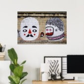 Sweet Little Mustache Poster (Thuiskantoor)