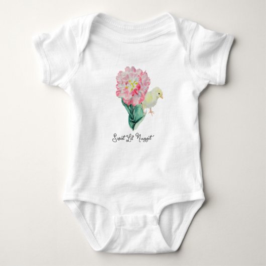 Sweet Little Nugget Easter Baby Romper (Voorkant)