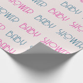 Sweet Little One Baby shower inpakpapier (Hoek)