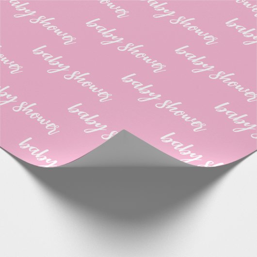 Sweet Little One Baby shower inpakpapier (Hoek)