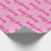 Sweet Little One Baby shower inpakpapier (Hoek)