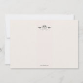 Sweet Little One foto uitnodiging (Achterkant)