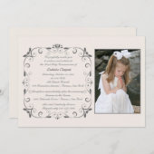 Sweet Little One foto uitnodiging (Voorkant / Achterkant)