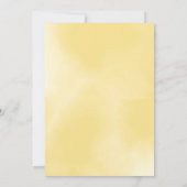 Sweet Little One Lemon Baby shower Invitation Roze Kaart (Achterkant)